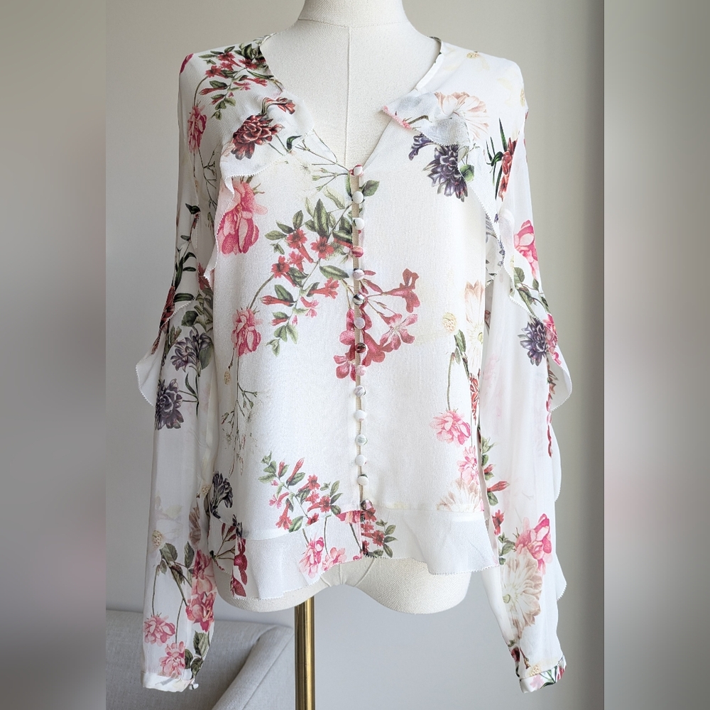 Nicholas Floral Silk Blouse
